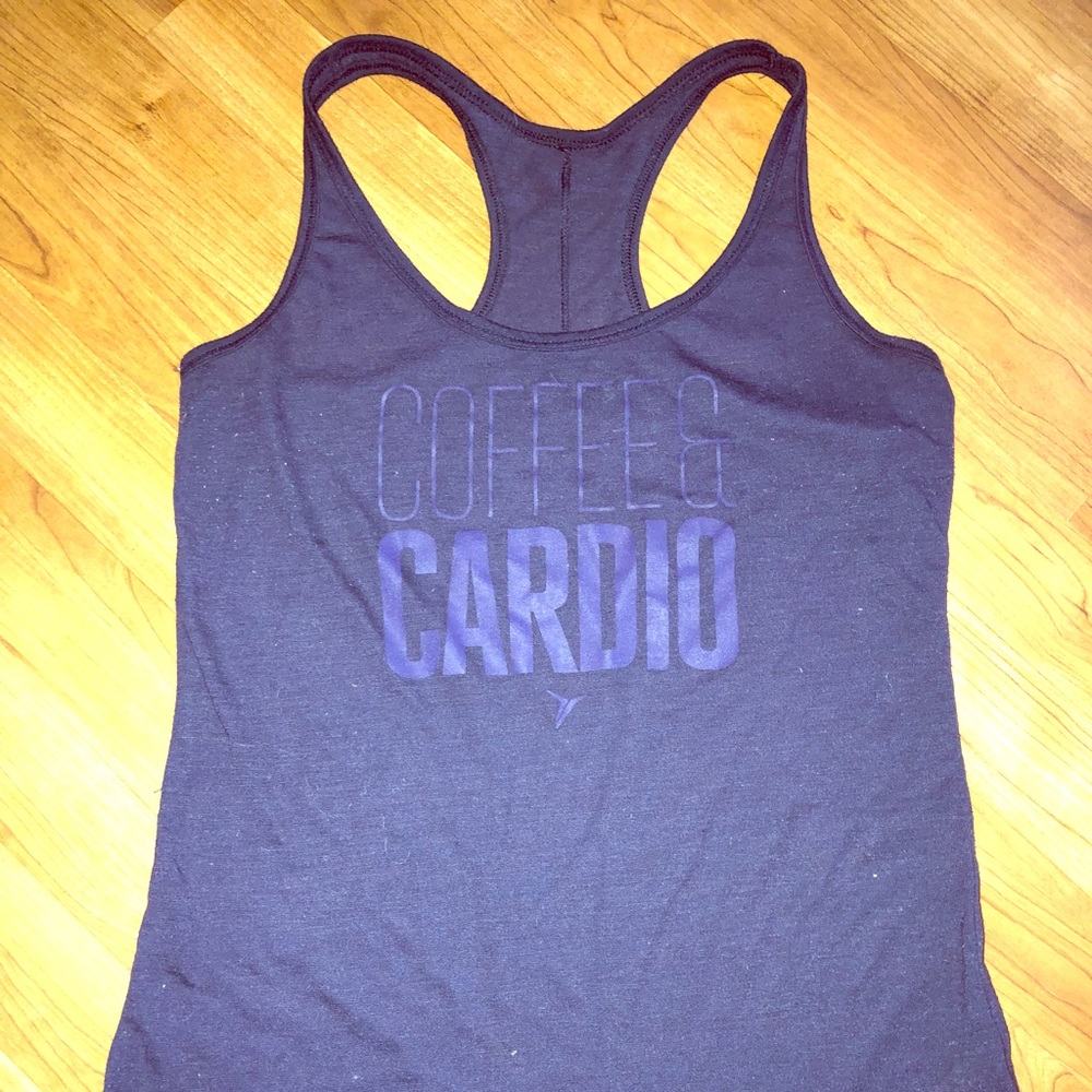 Cardio and coffee racerback